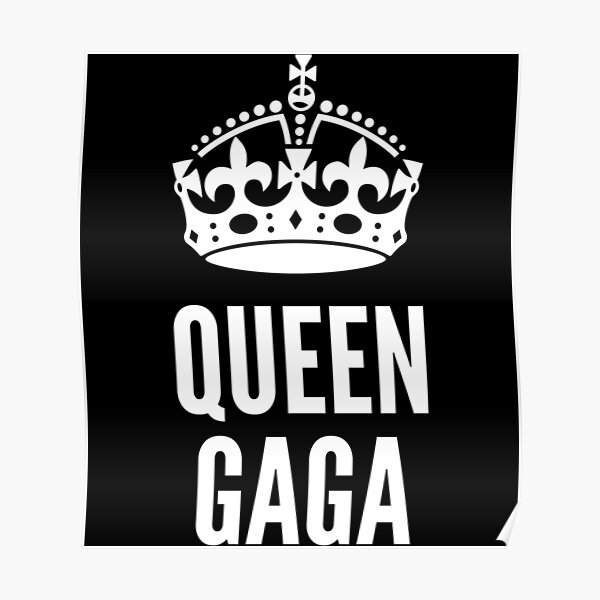 Queen Lady Gaga White Poster RB2407 product Offical lady gaga Merch