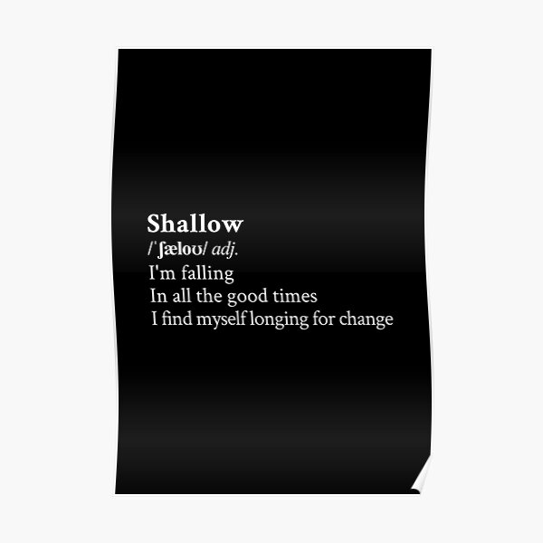 Shallow by Lady Gaga Poster RB2407 product Offical lady gaga Merch