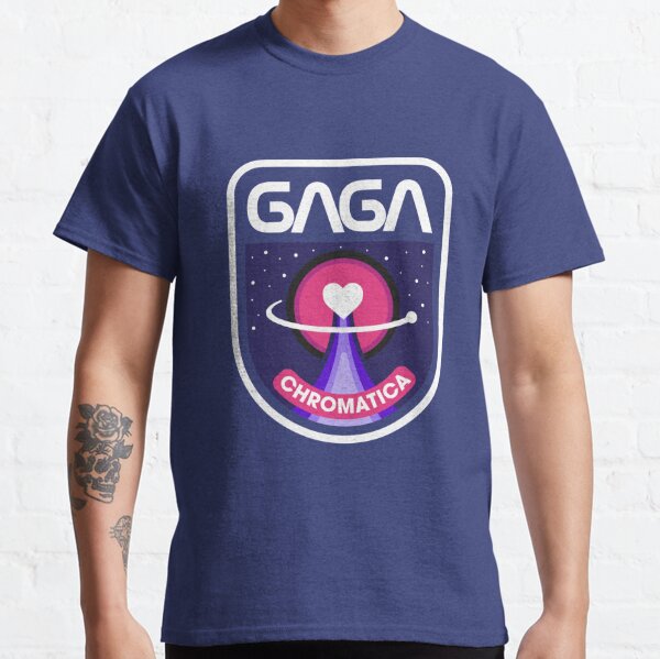 Lady Gaga Chromatica Mission (White on Pink) Classic T-Shirt RB2407 product Offical lady gaga Merch