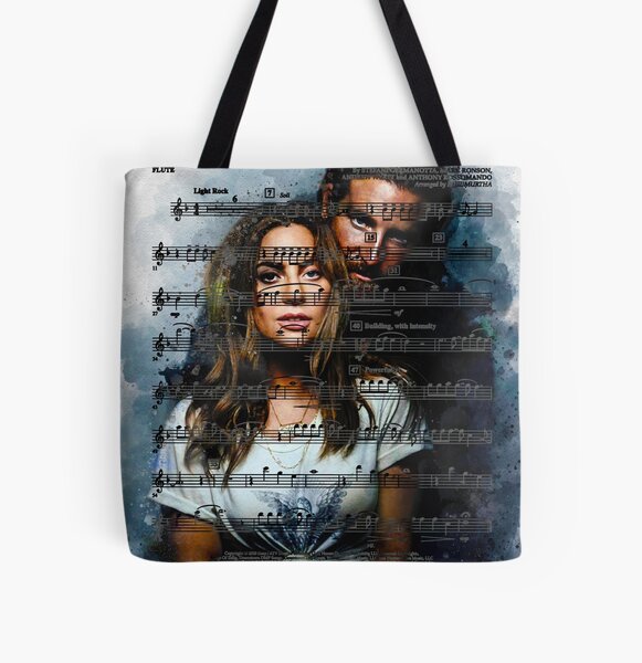 Lady Gaga - Shallow All Over Print Tote Bag RB2407 product Offical lady gaga Merch
