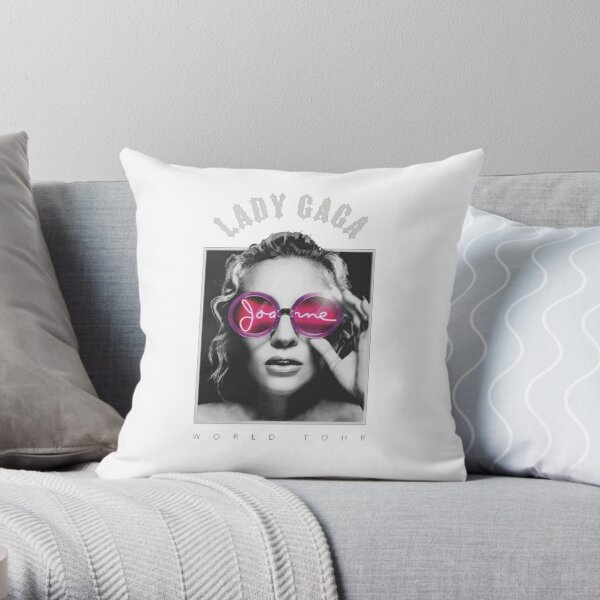 lady gaga poker face Throw Pillow RB2407 product Offical lady gaga Merch