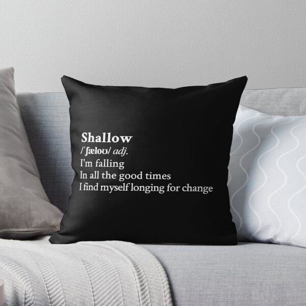 Shallow by Lady Gaga Throw Pillow RB2407 product Offical lady gaga Merch