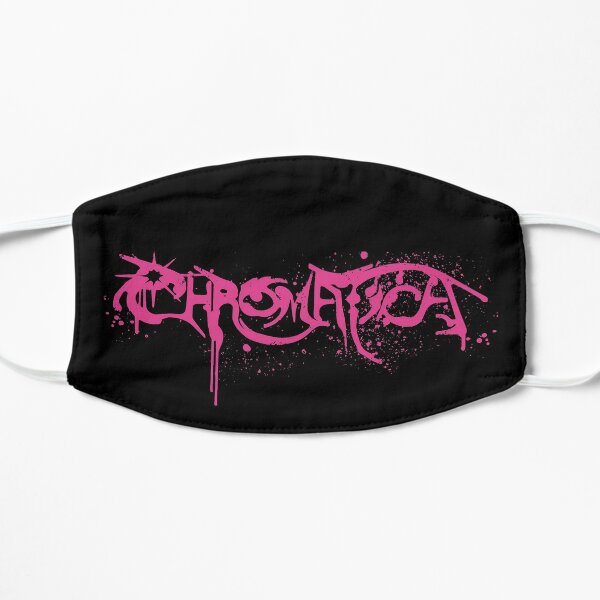 Lady Gaga Chromatica Logo (Pink Spray Paint on Black) Flat Mask RB2407 product Offical lady gaga Merch