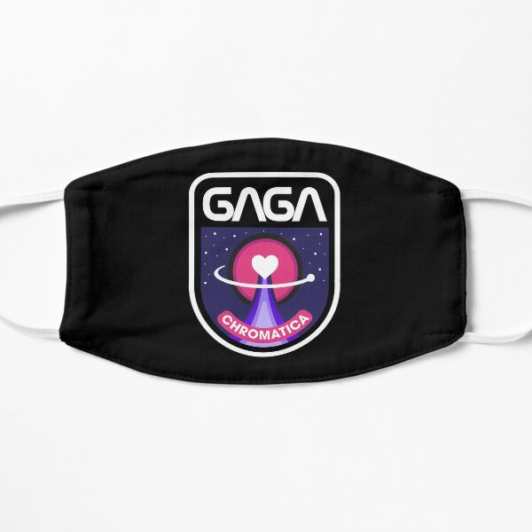 Lady Gaga Chromatica Mission Patch (White on Black) Flat Mask RB2407 product Offical lady gaga Merch